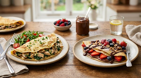 Sans Lactose : Savourez des Crêpes Sucré-Salé Exquises et Gourmandes